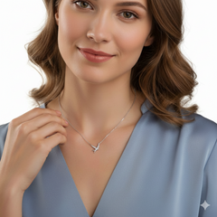 925 Sterling Silver Soaring Bird Pendant Necklace